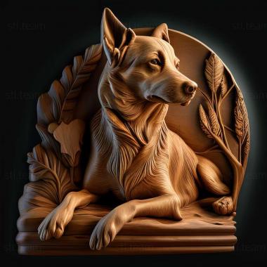 3D model dog (STL)